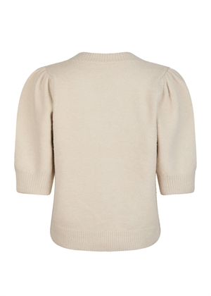 Trudy deco knit cardigan Ivory Neo Noir 